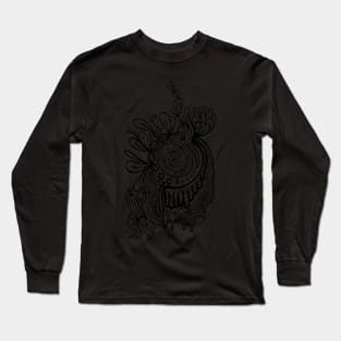 bird doodle Long Sleeve T-Shirt